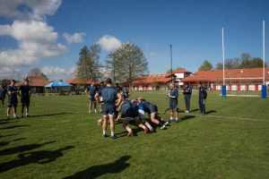 Neighbors of the Bayonne Rugby Team