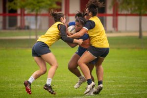 Women’s rugby: The Olympic Rugby France Academy in Soustons