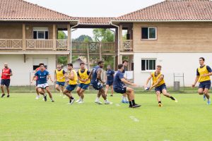 Rugby: SU Agen team prepares in Soustons