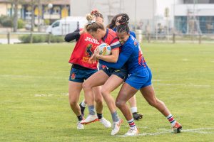 Les féminines du rugby à 7 à Soustons